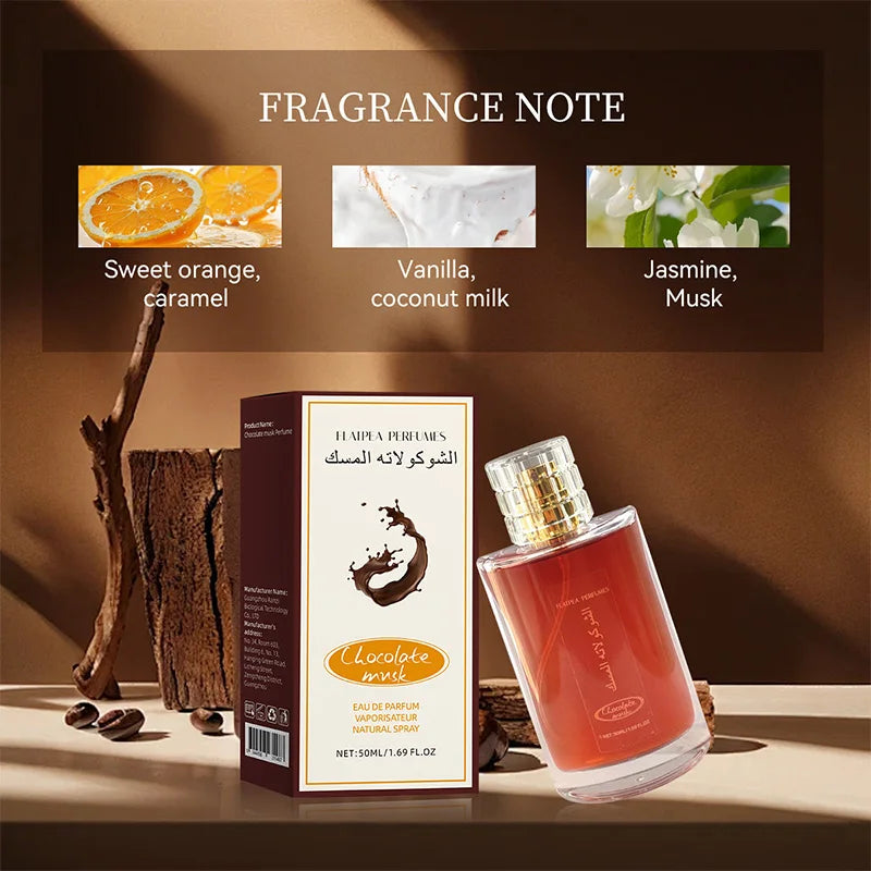 Perfume Árabe de Chocolate con Feromonas · 100 ml · Fragancia Intensa y Duradera de Dubái