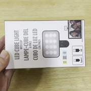 💡 Mini Luz de Relleno Portátil para Selfies – Recargable con Pinza y 3 Niveles de Brillo