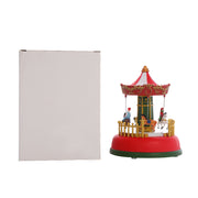 Carrusel Musical de Navidad con Luz LED · Rueda de la Fortuna Brillante · Decoración Navideña y Regalo Ideal