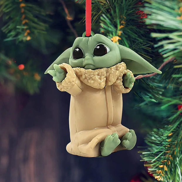 🎄Muñeco de Dibujos Animados para Árbol de Navidad