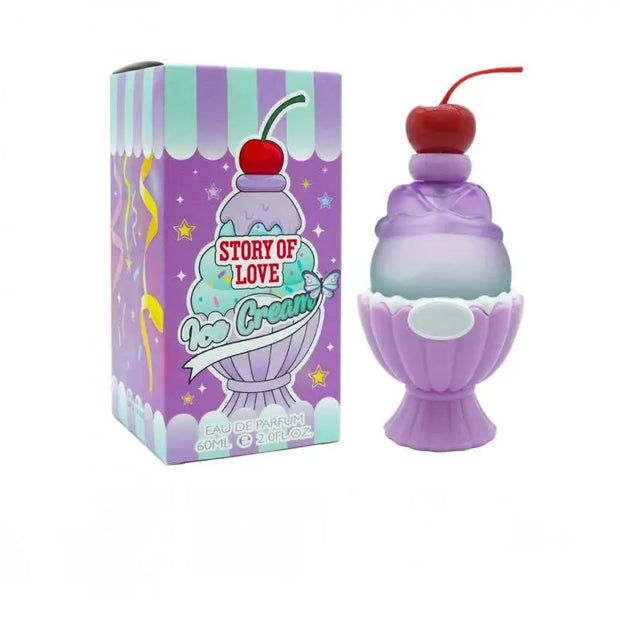 Perfume para Mujer Ice Cream Sweet 60 ml – Fragancia Floral Fresca y Dulce, Larga Duración, Eau de Toilette Charming Date
