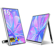 🖥️ **Monitor Portátil VEOUT 16” FHD IPS — Pantalla 1200p 16:10, 60 Hz, Ideal para Juegos, Laptop, PC o Teléfono | Segunda Pantalla Externa Compacta y Versátil**