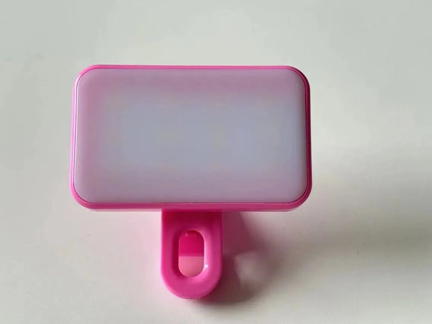 💡 Mini Luz de Relleno Portátil para Selfies – Recargable con Pinza y 3 Niveles de Brillo