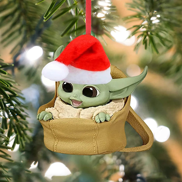 🎄Muñeco de Dibujos Animados para Árbol de Navidad