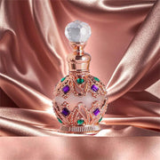 Perfume árabe exótico para mujer con feromonas, bouquet floral de rosa, jazmín y vainilla, fragancia intensa y duradera