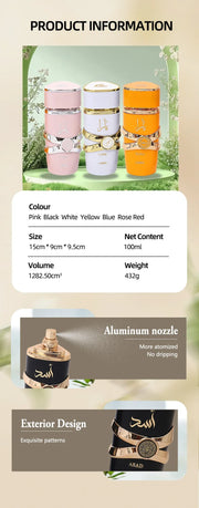 Perfume Yara Original 100 ml Unisex – Eau de Parfum Árabe de Alta Calidad, Fragancia Duradera con Feromonas y Aroma Ligero en Spray