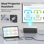 🔌 **Cable USB-C a HDMI 8K Ultra HD — Transmisión de vídeo 4K/60Hz y 8K, adaptador Tipo C para iPhone 15, MacBook, iPad y Samsung | Conexión rápida y sin retrasos