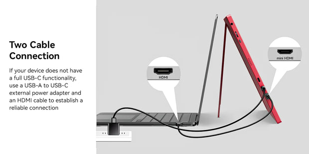 🖥️ **Monitor Portátil VEOUT 16” FHD IPS — Pantalla 1200p 16:10, 60 Hz, Ideal para Juegos, Laptop, PC o Teléfono | Segunda Pantalla Externa Compacta y Versátil**