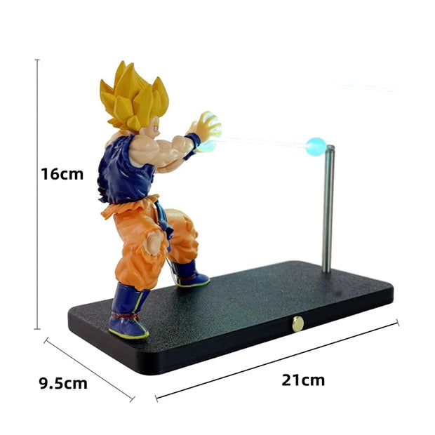 ⚡ Lámpara de Noche DRAGON BALL · Son Goku Kamehameha · Luz LED Decorativa para Escritorio y Habitación 🌙