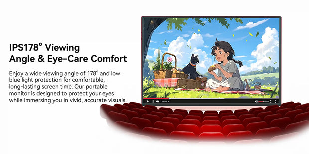 🖥️ **Monitor Portátil VEOUT 16” FHD IPS — Pantalla 1200p 16:10, 60 Hz, Ideal para Juegos, Laptop, PC o Teléfono | Segunda Pantalla Externa Compacta y Versátil**