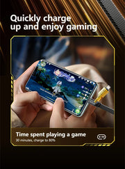 ⚡ Cable de Carga Rápida 4 en 1 Mecha PD 27W / 65W | Multi Puerto USB Tipo-C – Compatible con iPhone 15, Samsung y Xiaomi