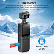 📸 **Cámara de Bolsillo Xiaomi 8K HD 2025 — Portátil, Rotación 180°, Visión Nocturna y Grabación Profesional para Deportes al Aire Libre**