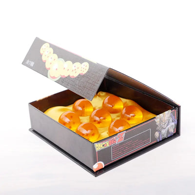 ✨ Set de 7 Bolas de Dragón Z de Cristal (3,5 cm) | Colección Shenron Anime 1:1 – Figuras de Acción y Regalo Perfecto para Fans