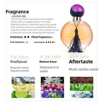 🌿 Perfume Femenino de Cítricos Frescos · 50 ml · Fragancia de Alta Gama y Larga Duración 💫