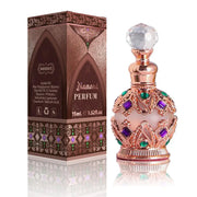 Perfume árabe exótico para mujer con feromonas, bouquet floral de rosa, jazmín y vainilla, fragancia intensa y duradera