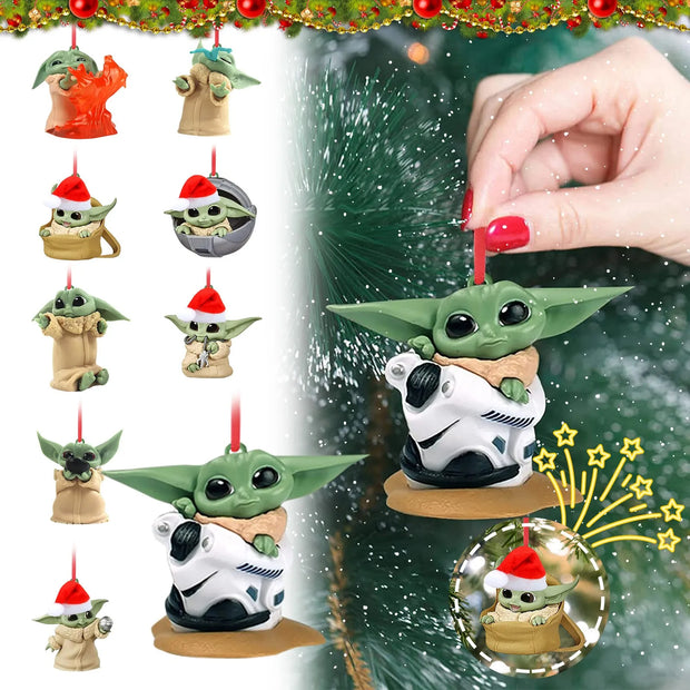 🎄Muñeco de Dibujos Animados para Árbol de Navidad