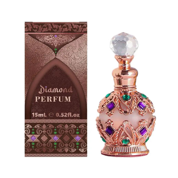 Perfume árabe exótico para mujer con feromonas, bouquet floral de rosa, jazmín y vainilla, fragancia intensa y duradera