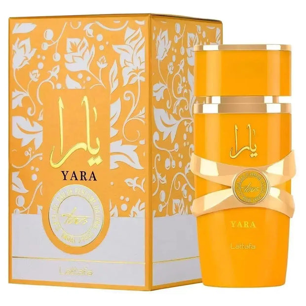 Perfume Yara Original 100 ml Unisex – Eau de Parfum Árabe de Alta Calidad, Fragancia Duradera con Feromonas y Aroma Ligero en Spray