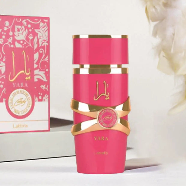 🌸 **Perfume Yara Eau de Parfum Unisex 100 ml — Fragancia Árabe de Larga Duración con Toques de Feromonas | Aroma Asad, Elegante y Atractivo para Hombre y Mujer**