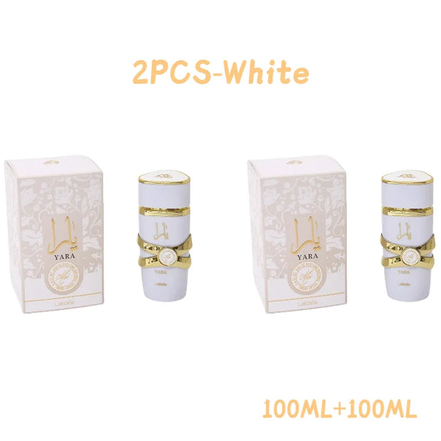 Perfume Yara Original 100 ml Unisex – Eau de Parfum Árabe de Alta Calidad, Fragancia Duradera con Feromonas y Aroma Ligero en Spray