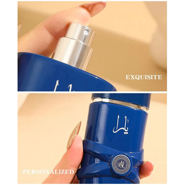 Perfume árabe de lujo unisex – Eau de Parfum en spray con notas florales, frutales y orientales especiadas, aroma gourmand con toque de almizcle