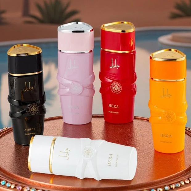 Perfume árabe de lujo unisex – Eau de Parfum en spray con notas florales, frutales y orientales especiadas, aroma gourmand con toque de almizcle