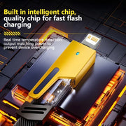 ⚡ Cable de Carga Rápida 4 en 1 Mecha PD 27W / 65W | Multi Puerto USB Tipo-C – Compatible con iPhone 15, Samsung y Xiaomi