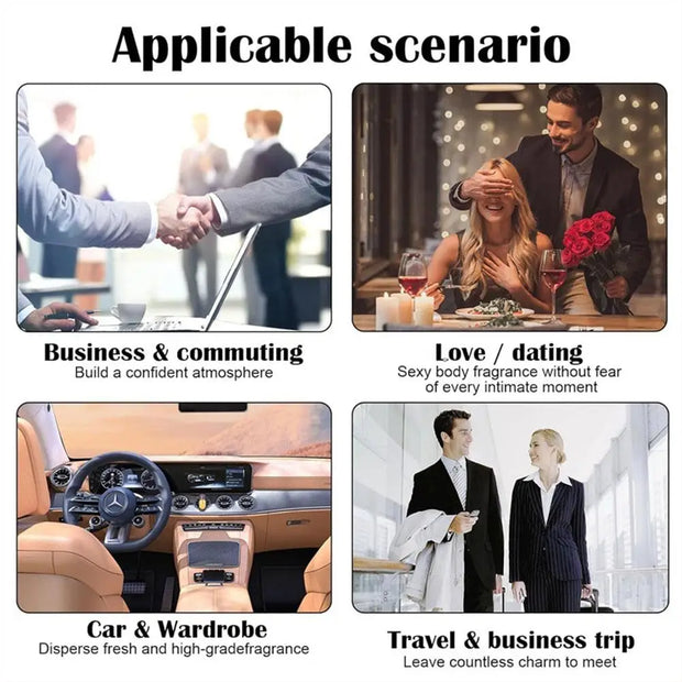 Perfume árabe exótico para mujer con feromonas, bouquet floral de rosa, jazmín y vainilla, fragancia intensa y duradera