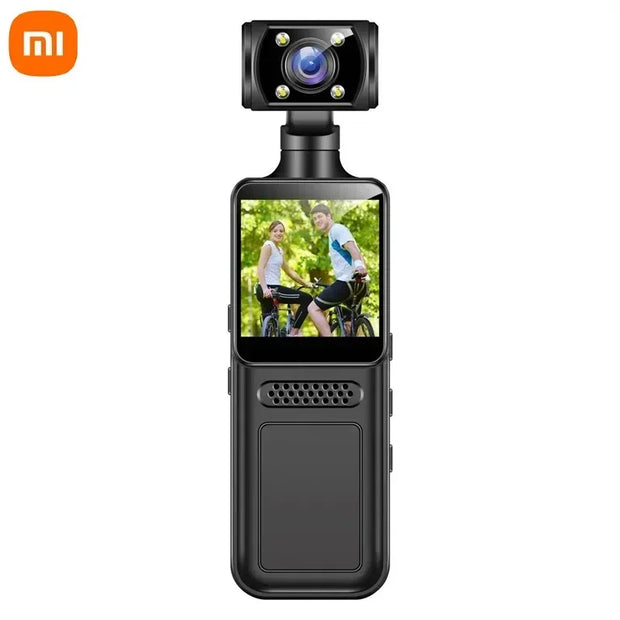 📸 **Cámara de Bolsillo Xiaomi 8K HD 2025 — Portátil, Rotación 180°, Visión Nocturna y Grabación Profesional para Deportes al Aire Libre**