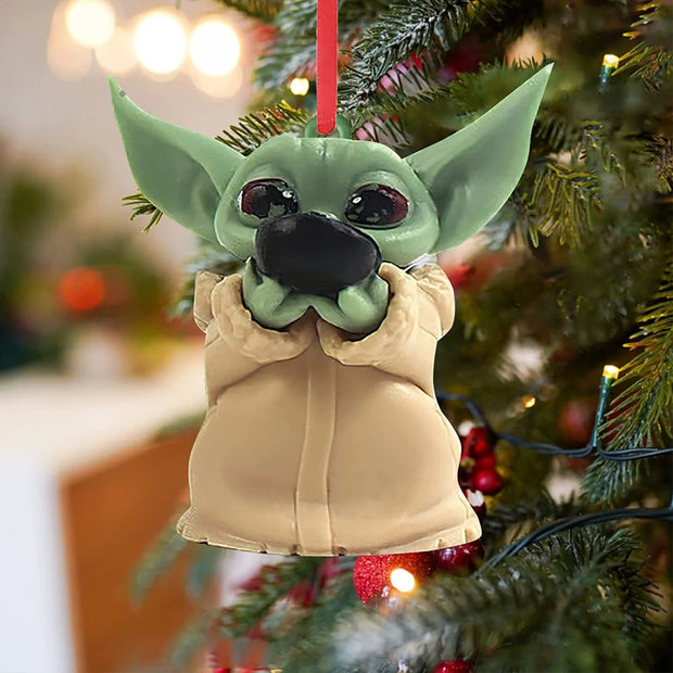 🎄Muñeco de Dibujos Animados para Árbol de Navidad