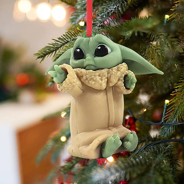 🎄Muñeco de Dibujos Animados para Árbol de Navidad